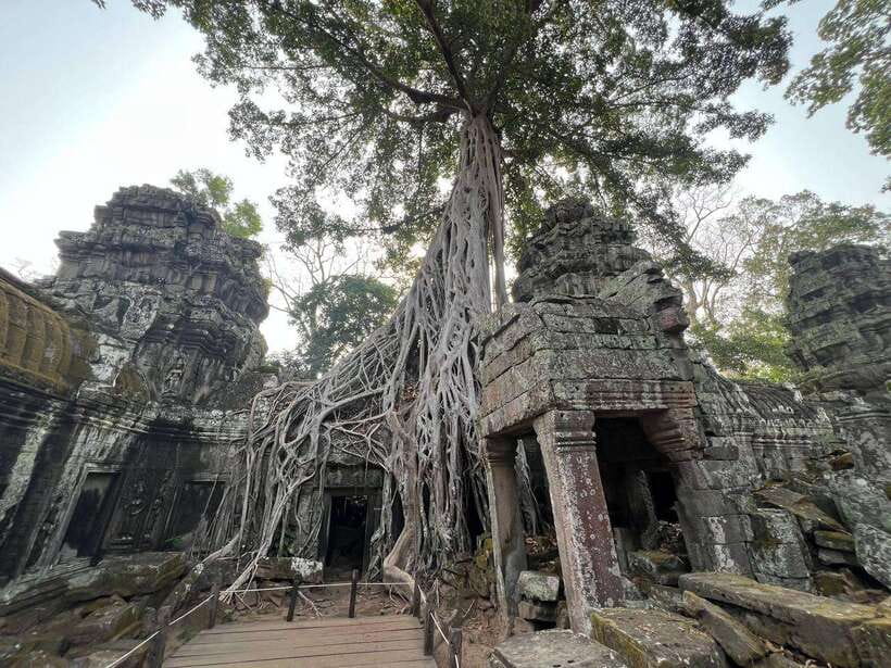 1-Day Angkor Wat Private Tour with Spanish Tour Guide. - 1:00 PM Khmer lunch, with one cost to remember