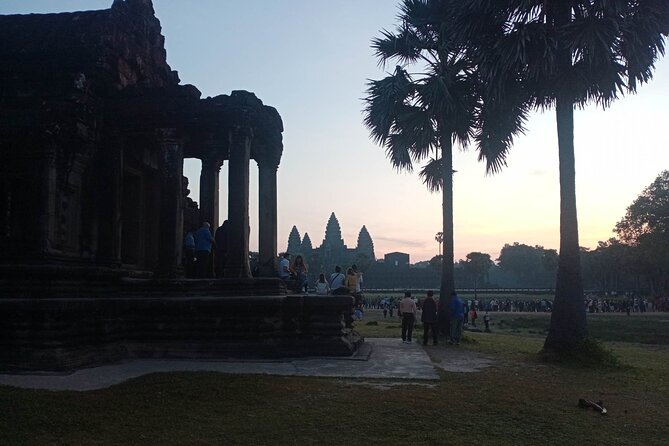 1-Day private Angkor Temple Tour by Tuk Tuk from Siem Reap - Angkor Wat from the quieter eastern side