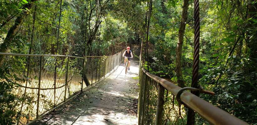 Angkor Jungle Biking Adventure Private Cycling Tour - Angkor Wat gives the morning a grand opening