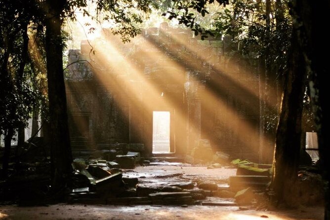 Angkor Sunrise Half-Day Tour with Private Vehicles & Tour Guide - Bayon and its calm stone faces