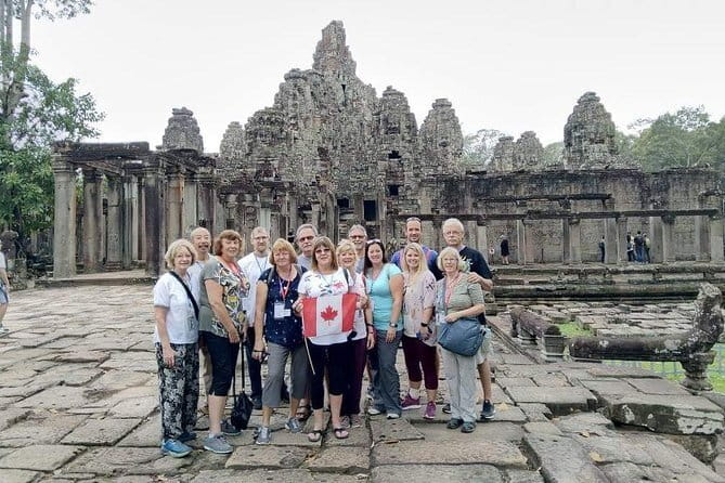 Angkor Temple Tour with Sunset - Small Group - Bayon’s Stone Faces at the Center of Angkor Thom