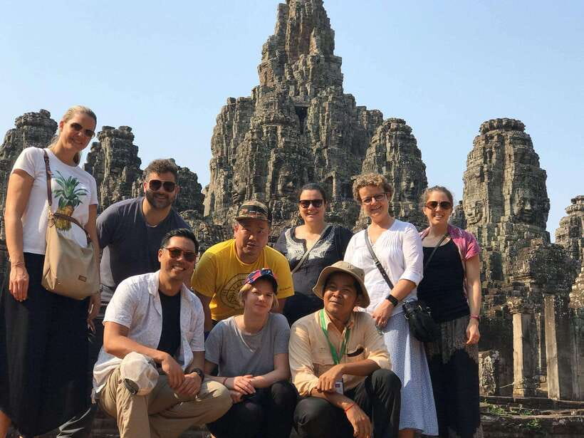 Angkor Temples Highlights Tour: 2 Days with Sunrise - Angkor Thom and Bayon’s calm stone faces