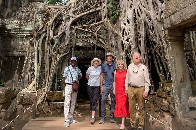 Angkor Thom Ta Prohm and Sunset in Angkor Wat Golden Hour Tour - Ta Prohm and its tree-covered walls