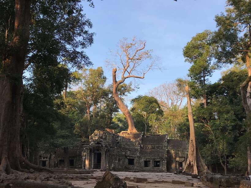 Angkor Wat by Vintage Jeep – Private Tour (Optional Sunrise) - Angkor Thom and Bayon: stone faces and royal scale