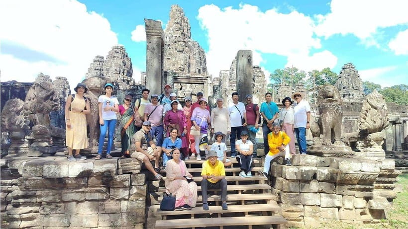 Angkor Wat Guided Sunrise Tour - Angkor Thom through the South Gate