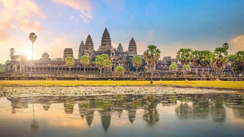 Angkor Wat Small Tour With Private Tuk Tuk - Buying the temple pass before the first stop