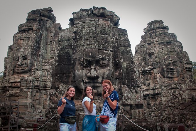 Angkor Wat Sunrise Experience with Breakfast - Bayon’s calm stone faces