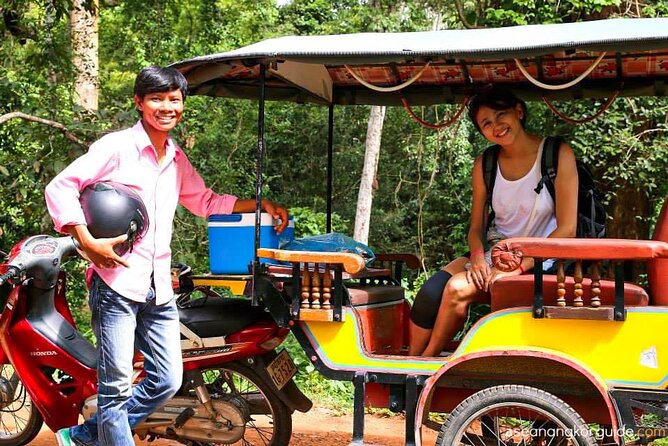 Angkor Wat Sunrise Private Tour via Tuk Tuk from Siem Reap - Bayon’s 54 towers and stone faces