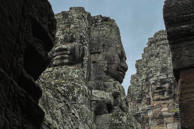 Angkor Wat Sunrise Tour By E-Bike Experience With Breakfast Included - Bayon and its famous stone faces