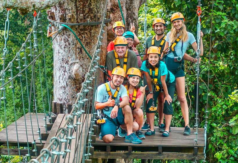 Angkor Zipline Eco-Adventure Canopy Tour - Rope bridges add a different kind of challenge
