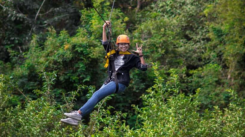 Angkor Zipline Eco-Adventure Canopy Tour - The abseil and nature trail provide a proper finish