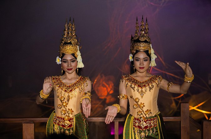 Cambodia's Most Magical Night Show - The fire dance brings the night to a peak