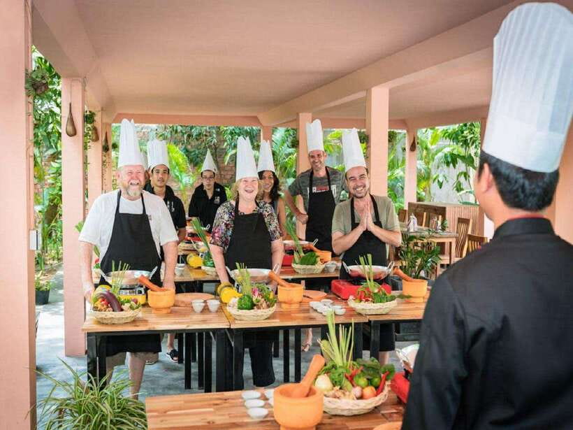 Cambodian Cooking Class - A tuk-tuk ride and a local market stop