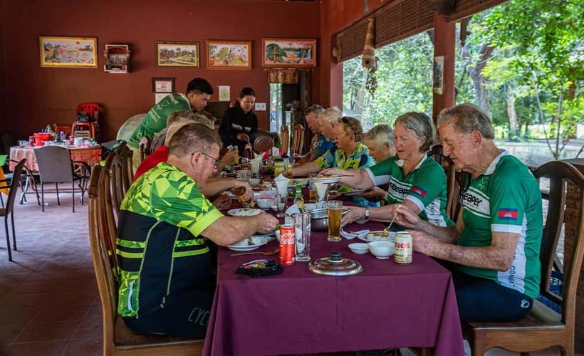 Cycle Angkor Backroad Bike Tour / E-Bike or Tuk Tuk - Morning pickup and the Siem Reaper start