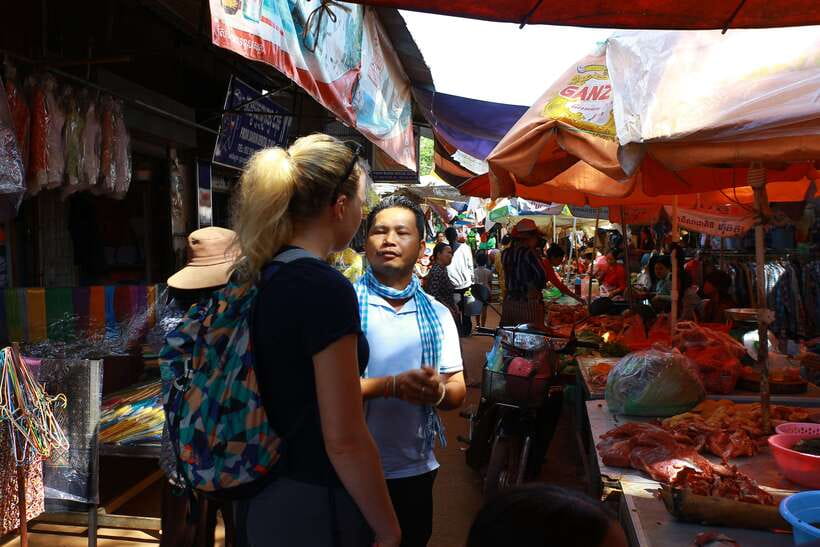 Exploring the Enchanting Kampong Phluk Floating Village - Entering Kampong Phluk by boat