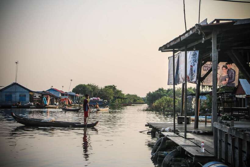 Floating Village and Tonlé Sap Sunset Tour - The 45-minute road from Siem Reap