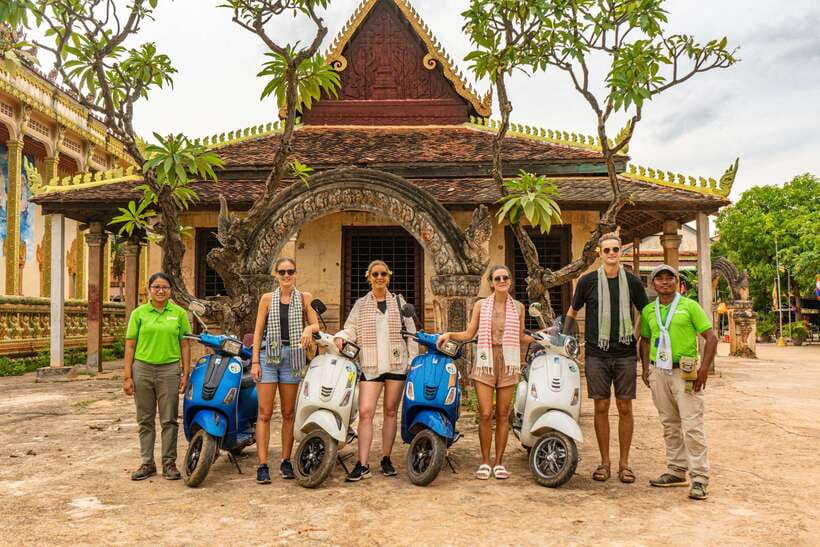 Floating Village Sunset boat Vespa Tour / Tuk Tuk Available - What $55 per person really covers