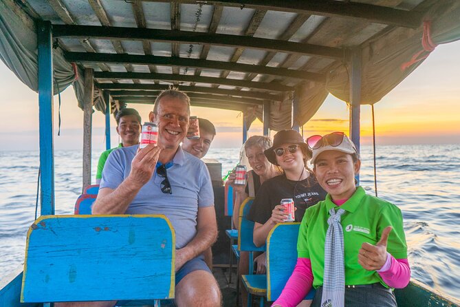 Floating Village Sunset boat Vespa Tour / Tuk Tuk Available - Leaving Siem Reap by Vespa