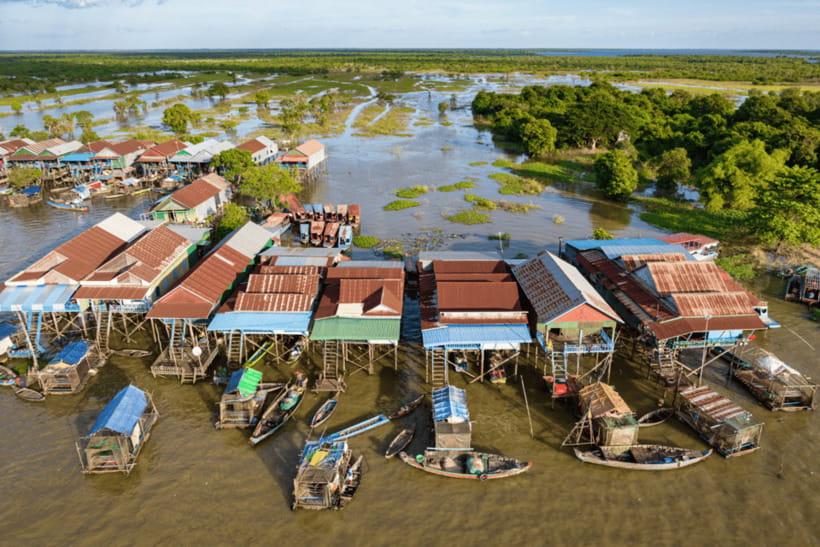 Floating Village Tour with Khmer Meal & Beer - 1:45 PM at Mad Monkey Siem Reap