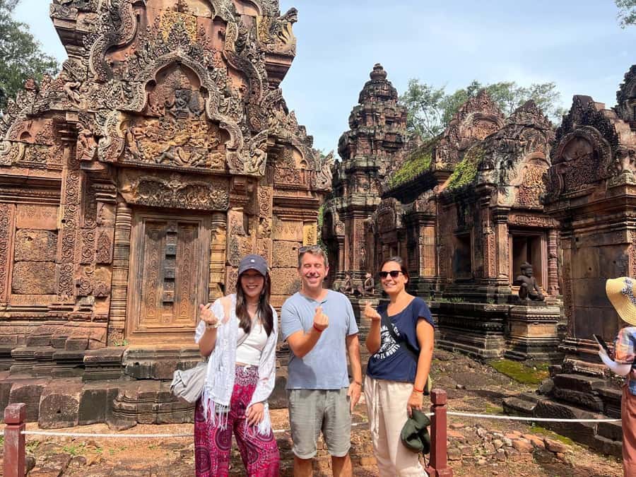 From Siem Reap: Banteay Srei Temple & Grand 5 Temple Tour - Preah Khan closes the day on a grand scale
