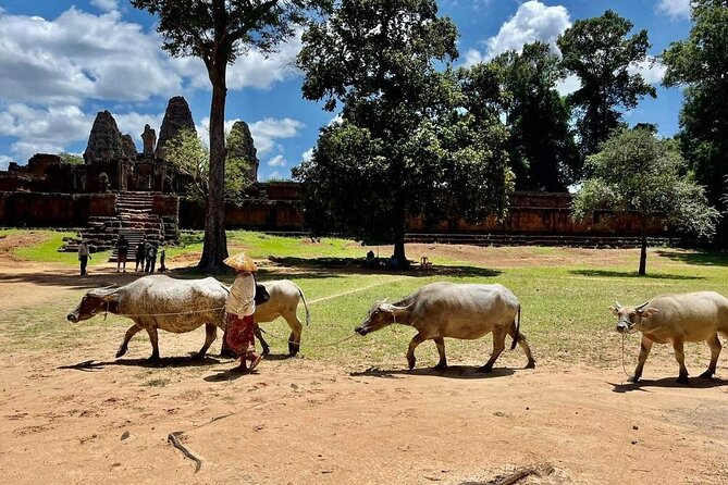 Full-Day 'Big Tour' with Sunset at Phnom Bakheng - East Mebon shows a temple once surrounded by water