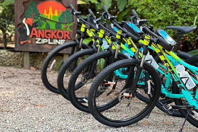 Full-Day Bike Tour in Siem Reap with Zipline - The Silver Course zipline from 8:30 to 10:00