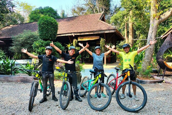 Full-Day Bike Tour in Siem Reap with Zipline - Baray Jayataka and a 30-minute Khmer canoe ride