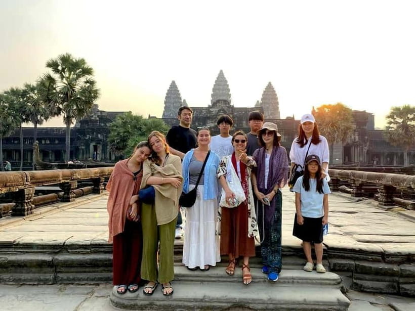 Full-Day Explore Angkor Temples Sunset Tour (with Lunch) - Angkor Thom and Bayon’s stone faces