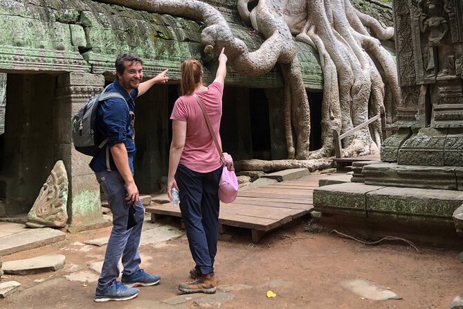 Full-Day Private Tuk Tuk Tour of Angkor Wat Temples - Ta Prohm and the trees over the ruins