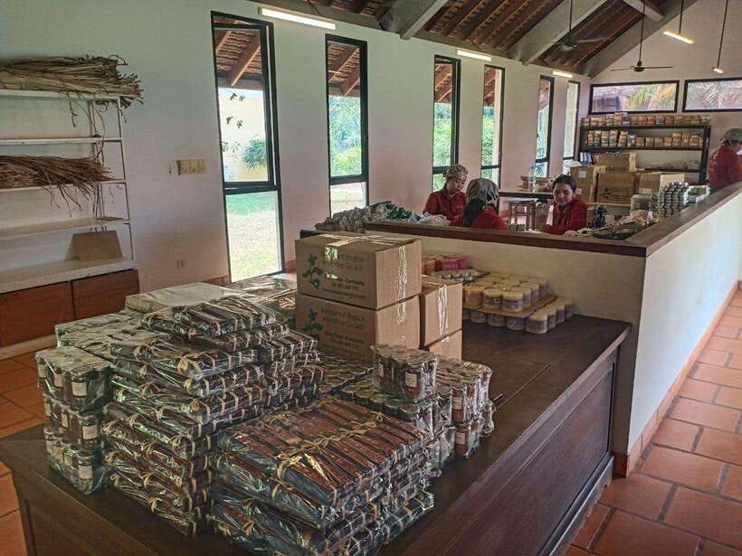Half Day Trip: Silk Farm, Satcha, and Senteur d'Angkor Tour - At Angkor Silk Farm, follow silk from tree to fabric