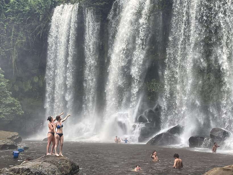 Kulen Waterfall Day Tour with Snacks Small-Group - Lunch and the ride back toward Preah Dak