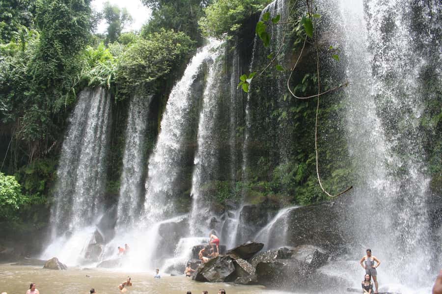 Kulen Waterfall: Rise and Shine with Cliff, Village w/ Guide - Reading the River of a Thousand Shiva Lingas