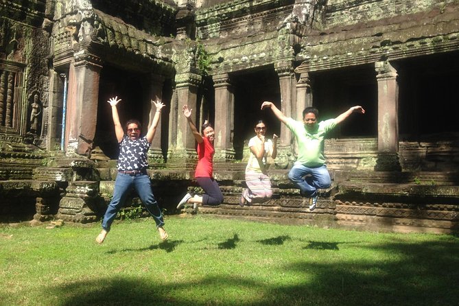 One day normal Angkor tour - Ta Prohm supplies the day’s most memorable contrast