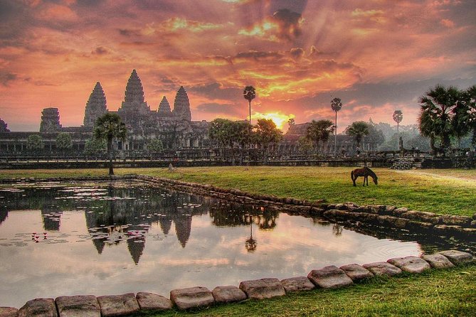 One Day Private Guide Tour of Angkor Thom, Bayon, Ta Phrom & Angkor Wat - 8:00am at Angkor Thom’s South Gate