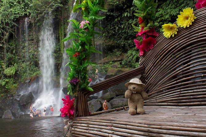 Phnom Kulen Waterfall National Park from Siem Reap - Reading the 1,000 Lingas in the riverbed