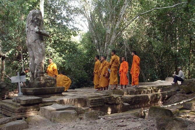 Preah Khan, Neak Pean and Pre-Rup Private Tour - East Mebon: brick, laterite, and sandstone on an old island