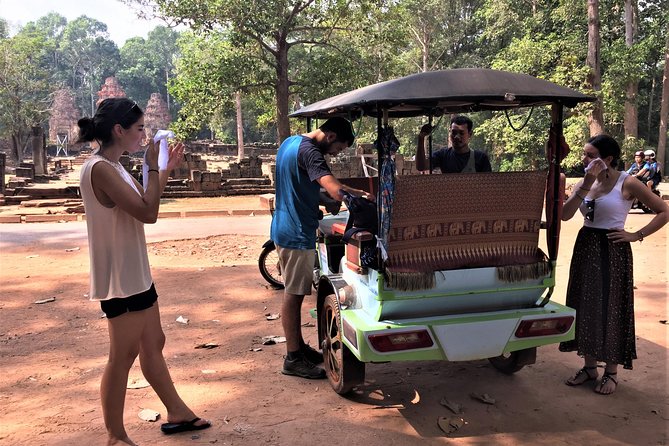 Private Angkor Sunrise Bayon Ta Prohm Bonteay Srie Vip Tour - Tree-covered stone at Ta Prohm