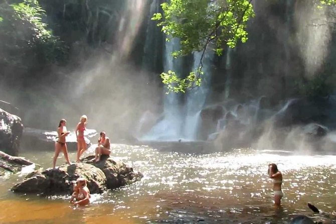 Private Kulen Mountain and Beng Mealea Temple Tour - Swimming at the Phnom Kulen waterfall