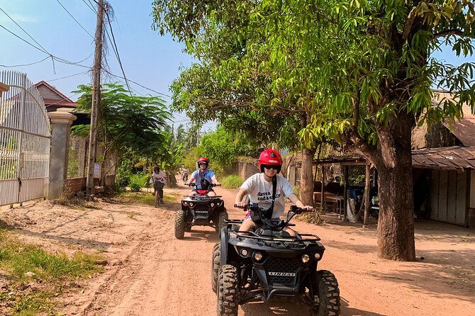 Quad Bike Ride Explore Local Villages - Watching the sun go down from the fields