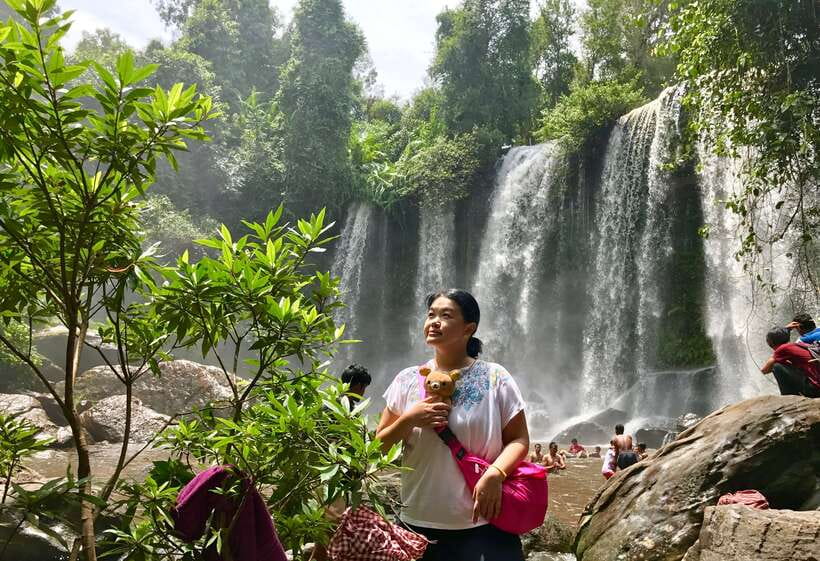 Shared tour: Kulen Mountain & Waterfalls - Small group - The morning drive from Siem Reap