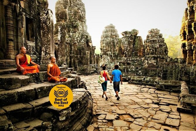 Siem Reap 2 Days Private Tour Angkor Wat and Floating Village - Bayon’s stone faces and the royal center