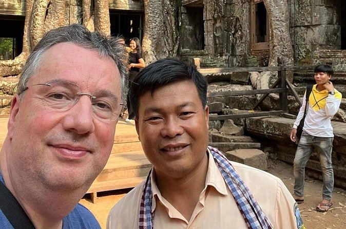 Siem Reap Angkor Private Tour Guide in English and Spanish - Ta Prohm, stone and tree roots together