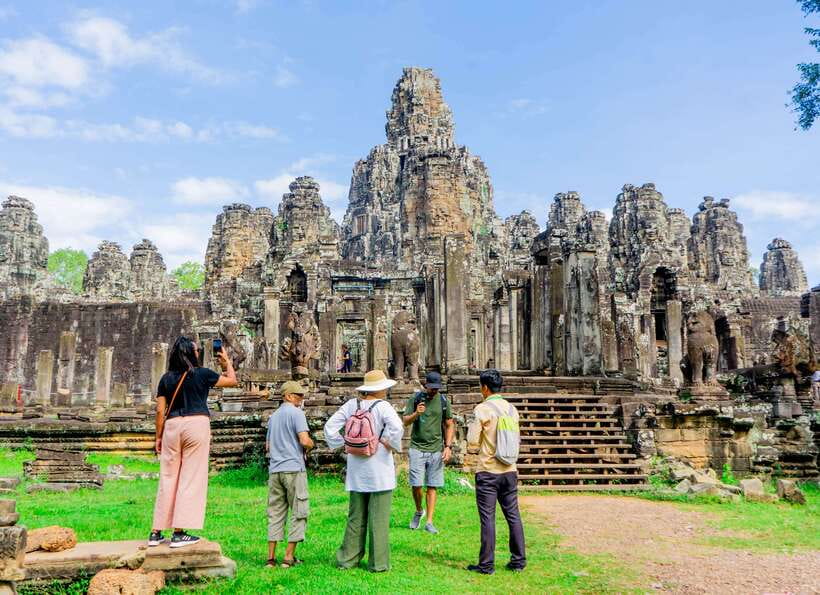 Siem Reap: Angkor Sunrise Jeep Tour / SUV Car Available - Off-road tracks toward Ta Prohm