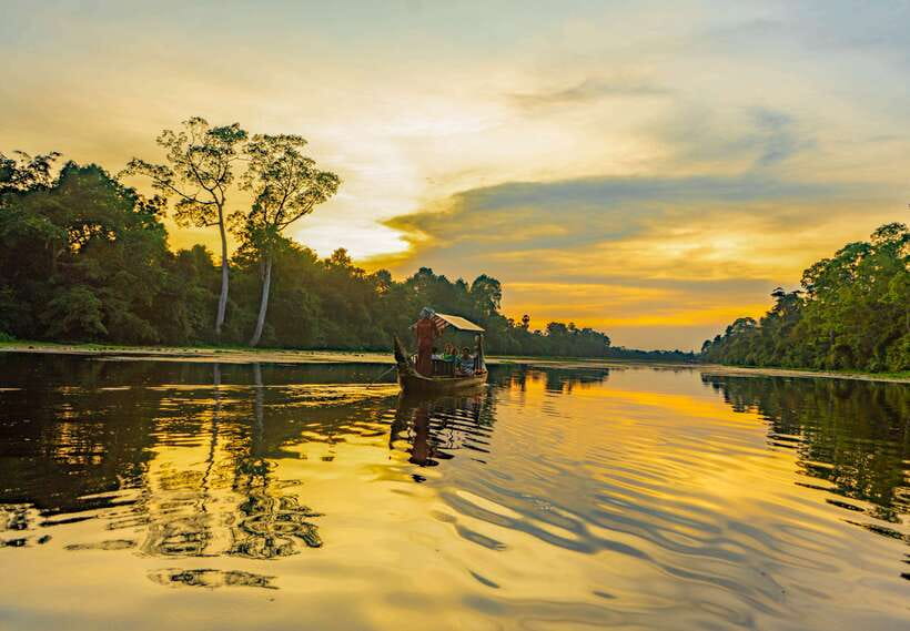 Siem Reap: Angkor Sunset Bike & Boat Tour /E-Bike Available - Key points to know before booking