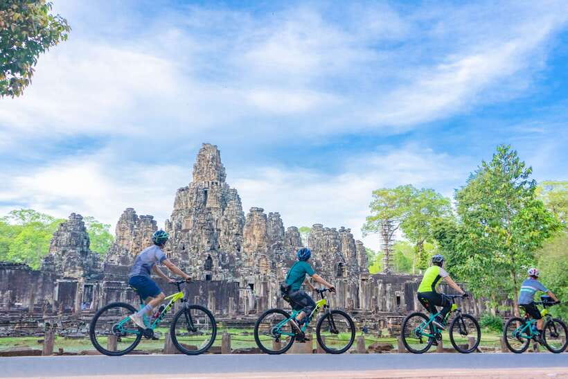 Siem Reap: Angkor Sunset Bike & Boat Tour /E-Bike Available - What $65 includes, and what it does not