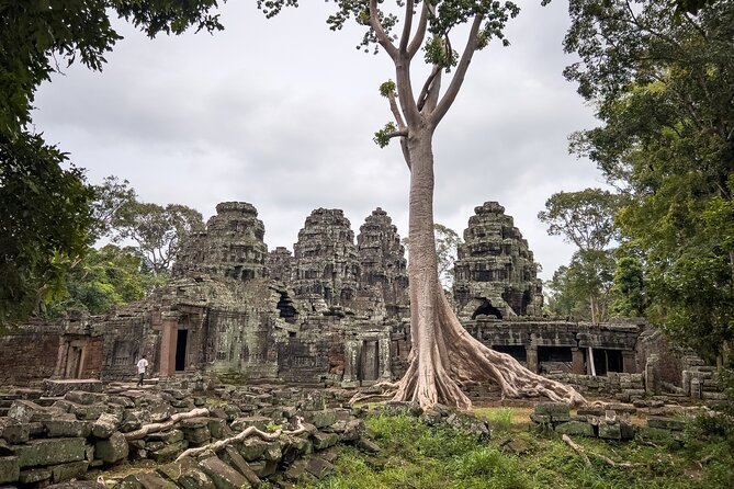 Siem Reap: Angkor Wat Sunrise Bike Tour & Jungle Breakfast - Before dawn at Angkor Wat