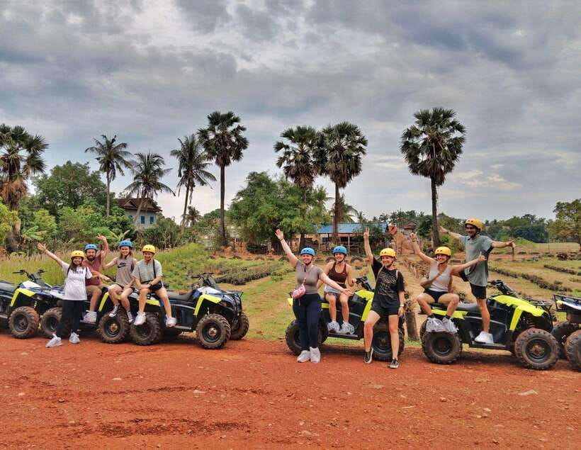 Siem Reap: Countryside Khmer village Tour by Quad Bike & ATV - Leaving Siem Reap by tuk-tuk