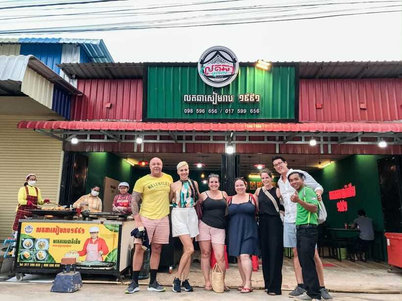 Siem Reap: Evening Food Tour with 10 Local Tastings - Street 60: bugs, barbecue, and a roadside mattress