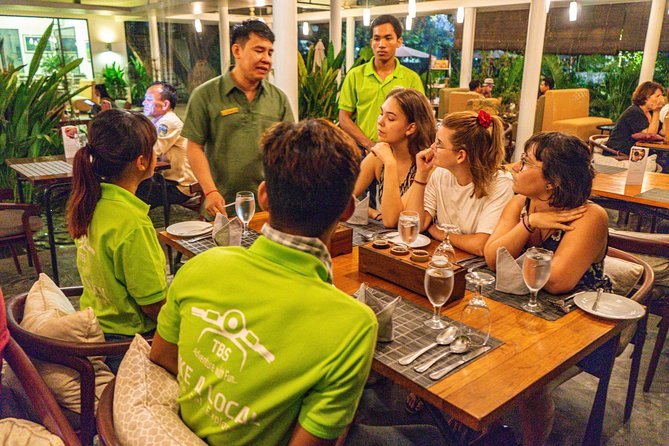 Siem Reap Evening Foodie Vespa Tour / Tuk Tuk Available - Spring rolls, tofu, snails, and Khmer noodles