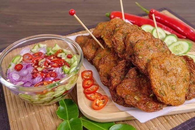 Siem Reap Food Tour By Local - A savory fried cake at Wat Bo